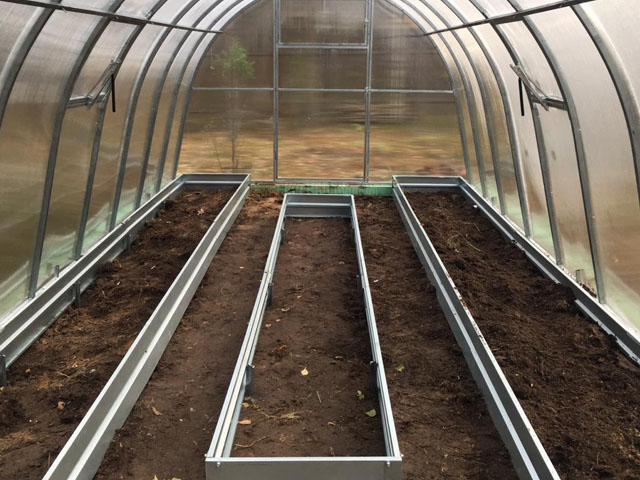 Грядки для теплиц
